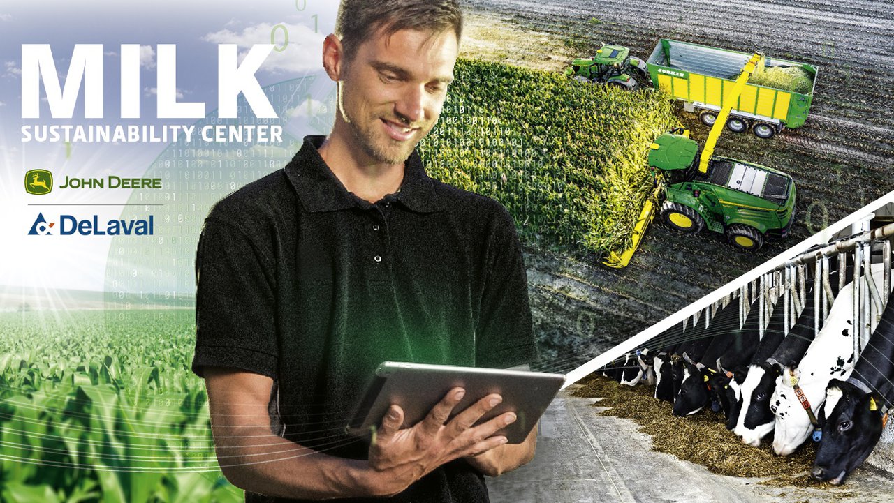 DeLaval e John Deere forman unha asociación estratéxica para promover a produción sustentable de leite