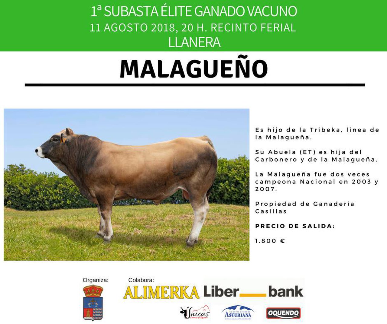 Casillas Malagueño Tribeka tamén se porá á venda