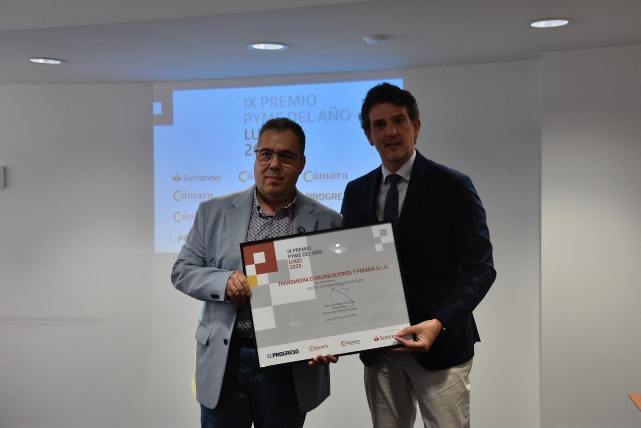 Premiada a internacionalización de Transmedia Comunicación no Premio Pyme do Ano 2025