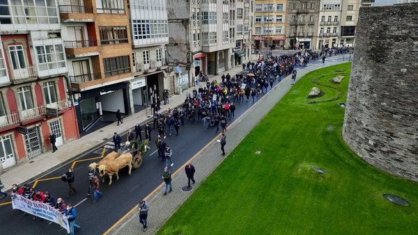 Protesta convocada por Agromuralla en novembro