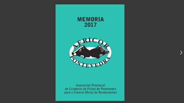 Africor Pontevedra publica a súa Memoria 2017