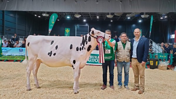 A gañadora do campionato de xovencas foi Badiola Denver Megamay