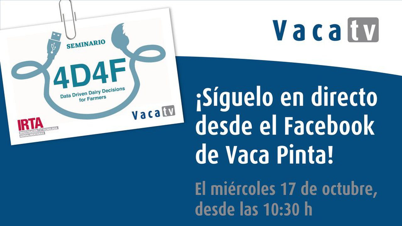 Vaca Pinta retransmitirá en directo o Seminario sobre vacún leiteiro en pastoreo e uso de novas tecnoloxías
