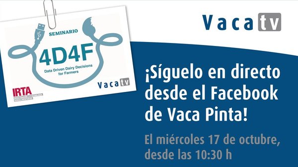 Vaca Pinta retransmitirá en directo o Seminario sobre vacún leiteiro en pastoreo e uso de novas tecnoloxías