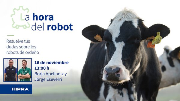 Borja Apellaniz e Jorge Eseverri (Albaitaritza) intervirán mañá en La hora del Robot de Hipra