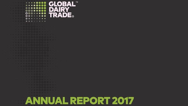 Global Dairy Trade. Informe anual 2017