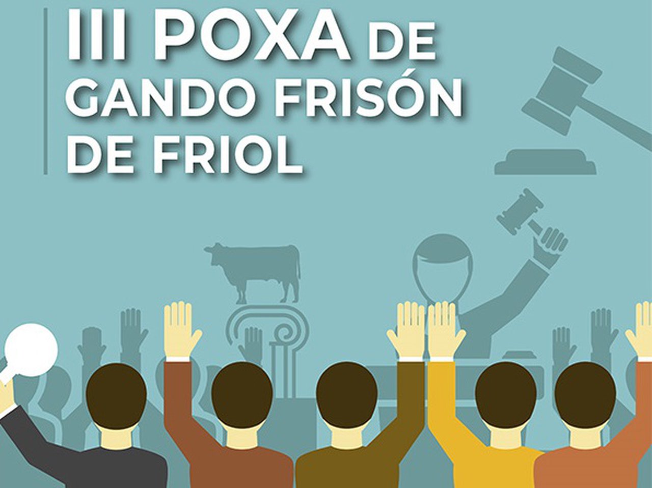 Casi una veintena de animales se subastarán este sábado en Friol