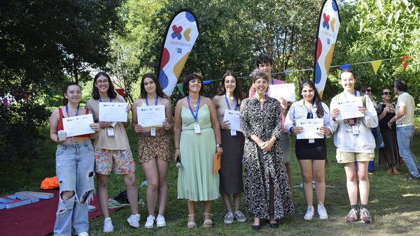 Entregado o IX Premio Aresa Júnior de Desenvolvemento Rural na clausura do Campus de Verán XuvenCiencia