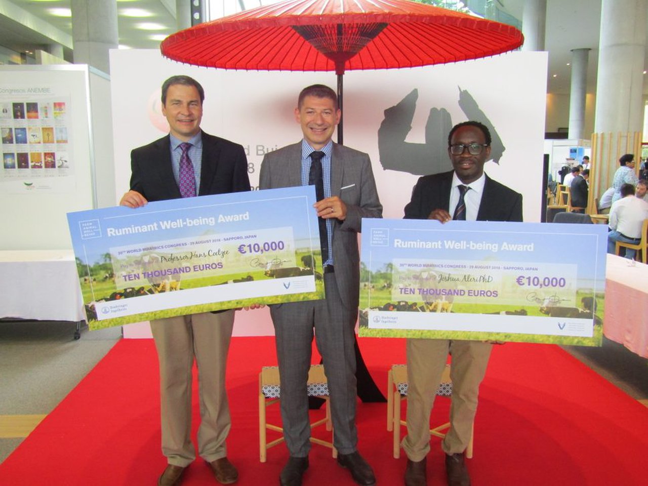 Entregados os Premios ao Benestar Animal en Ruminantes de Boehringer Ingelheim