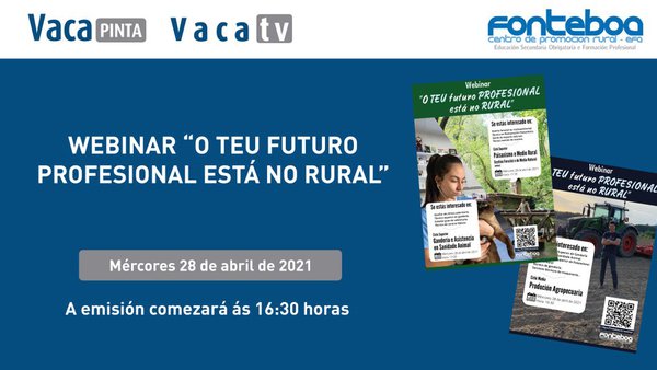 A EFA Fonteboa organiza un webinario sobre “O teu futuro profesional está non rural”