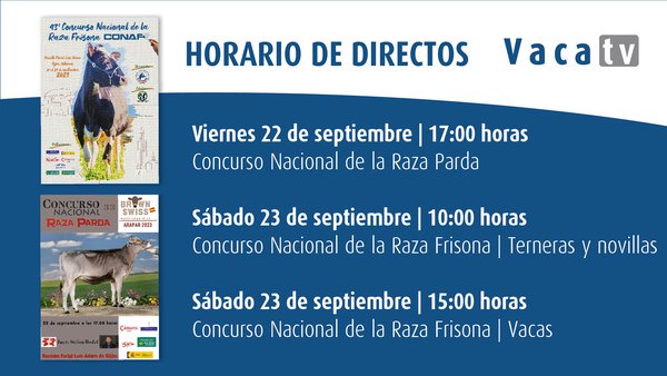 Vaca Pinta, en directo esta fin de semana cos concursos nacionais de pardas e frisonas