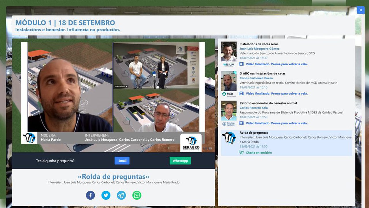 A influencia das instalacións e do benestar na produción, tema central do primeiro día das XVIII Xornadas Técnicas de Seragro