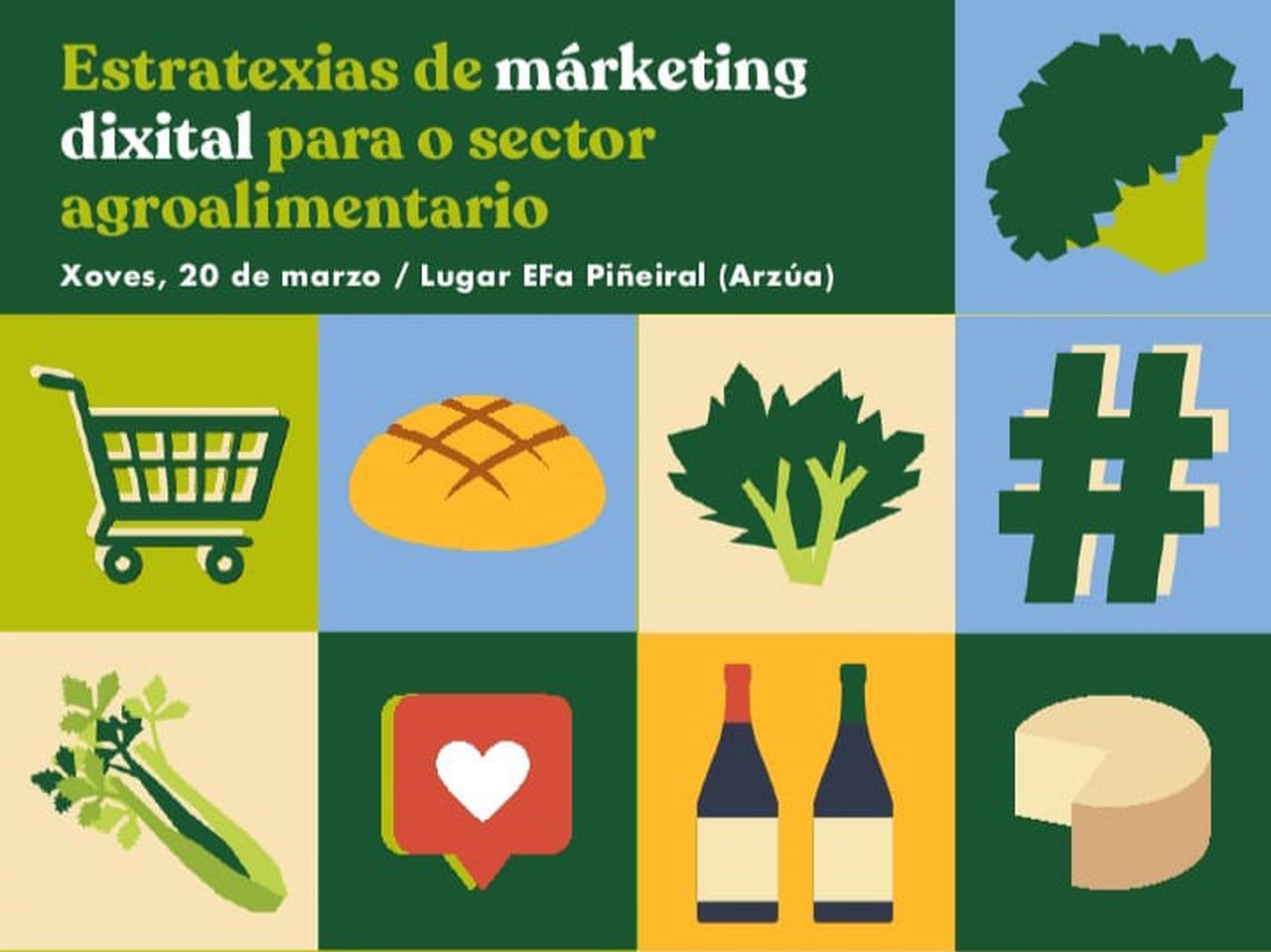 Arzúa acoge mañana unas jornadas sobre marketing digital para el sector agroalimentario