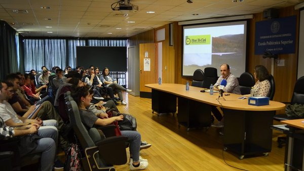 A segunda xornada do ciclo “Aterra!: O teu futuro no agro” da EPS de Lugo, en vídeo