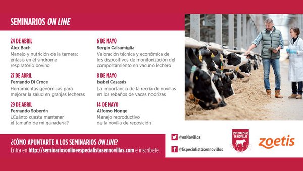 Zoetis ofrece formación online sobre recría