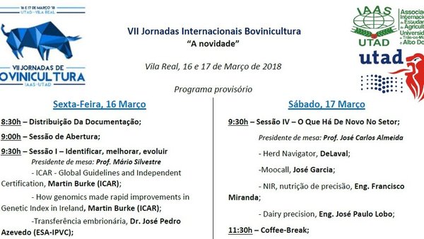 Nova edición das xornadas sobre Bovinicultura da UTAD