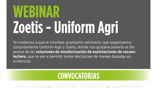 Seminario online conxunto de Zoetis e Uniform-Agri