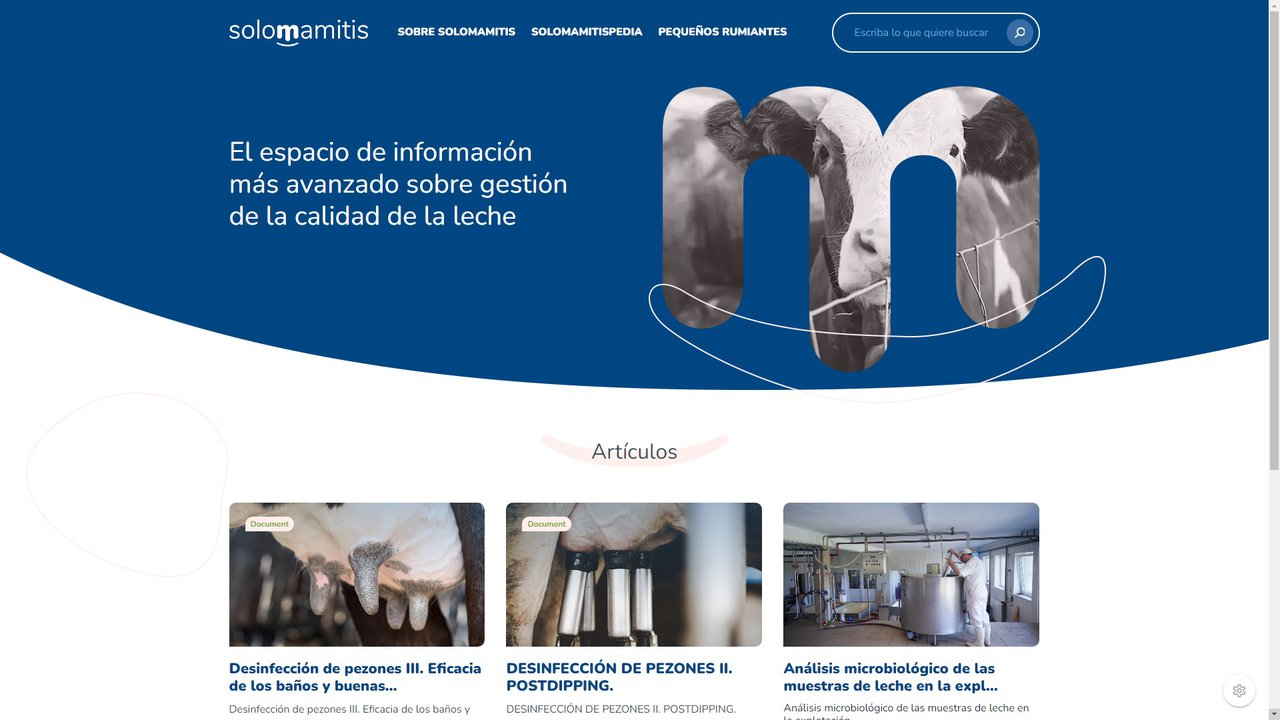 Solomamitis presenta a súa renovación web