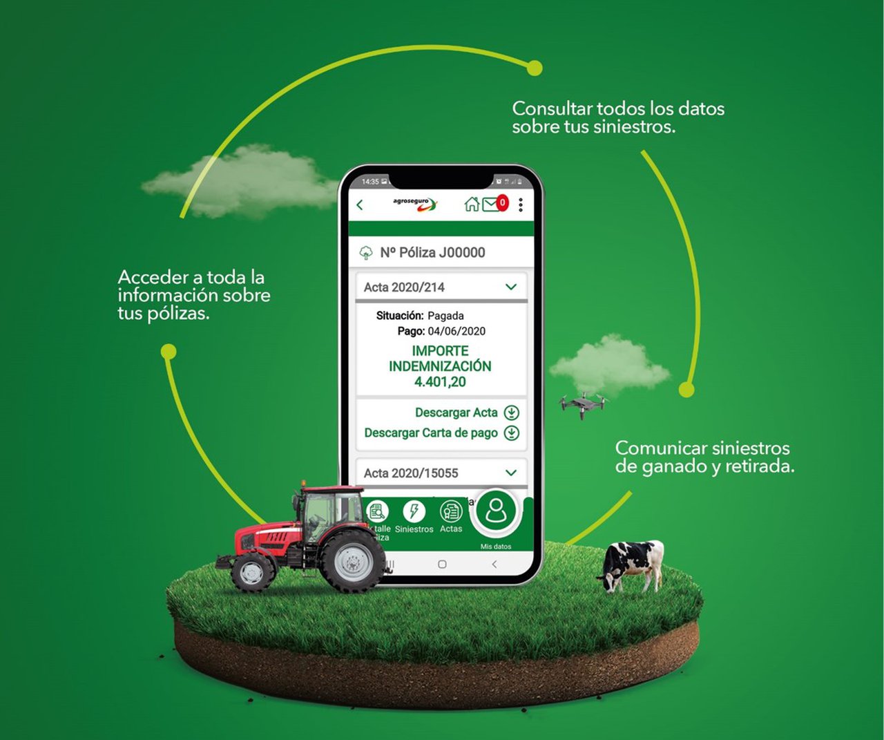 Agroseguro lanza su nueva aplicación móvil, Agroseguro Clientes