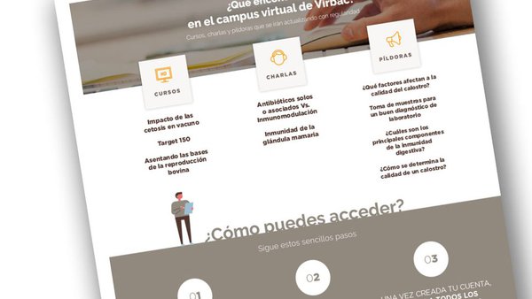 Virbac abre un campus virtual para os veterinarios de animais de produción