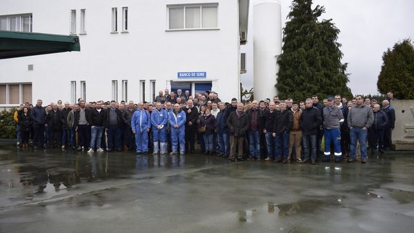 190 gandeiros da Coruña visitan as instalacións de Xenética Fontao
