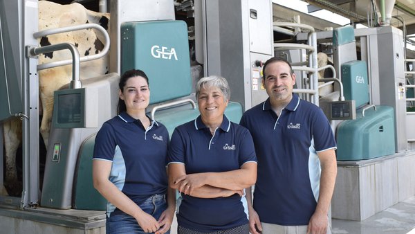 Boa adaptación aos robots GEA, maior control do rabaño e máis tempo libre