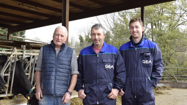 Pioneiros en apostar polo novo programa de xestión DairyNet Box de GEA
