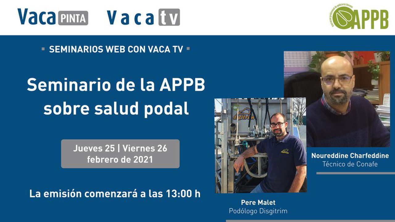 Os seminarios web de Vaca TV volven a próxima semana cunha dobre xornada sobre saúde podal