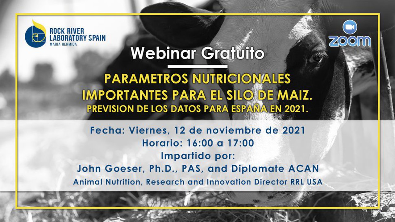 Novo webinar sobre parámetros nutricionais importante para o silo de millo