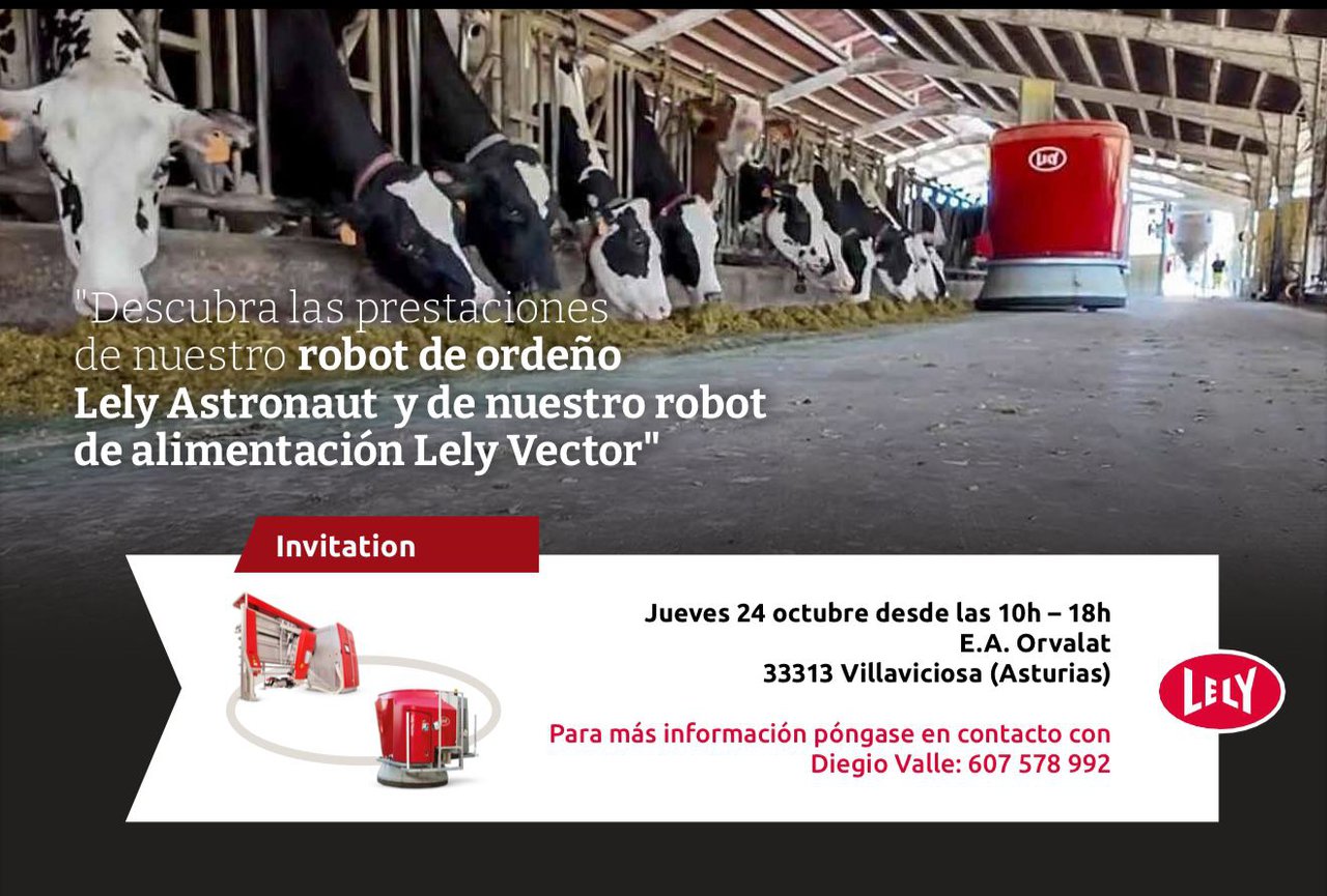 Lely organiza una nueva jornada sobre el Astronaut y el Vector en la granja Orvalat