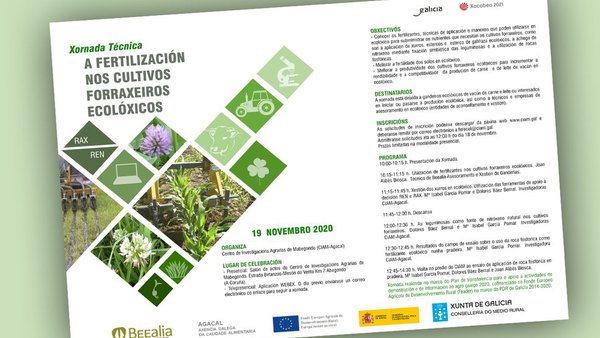 Nova xornada no CIAM sobre fertilización nos cultivos forraxeiros ecolóxicos