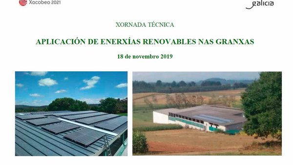 Próxima jornada en Lugo sobre la aplicación de las energías renovables en las granjas