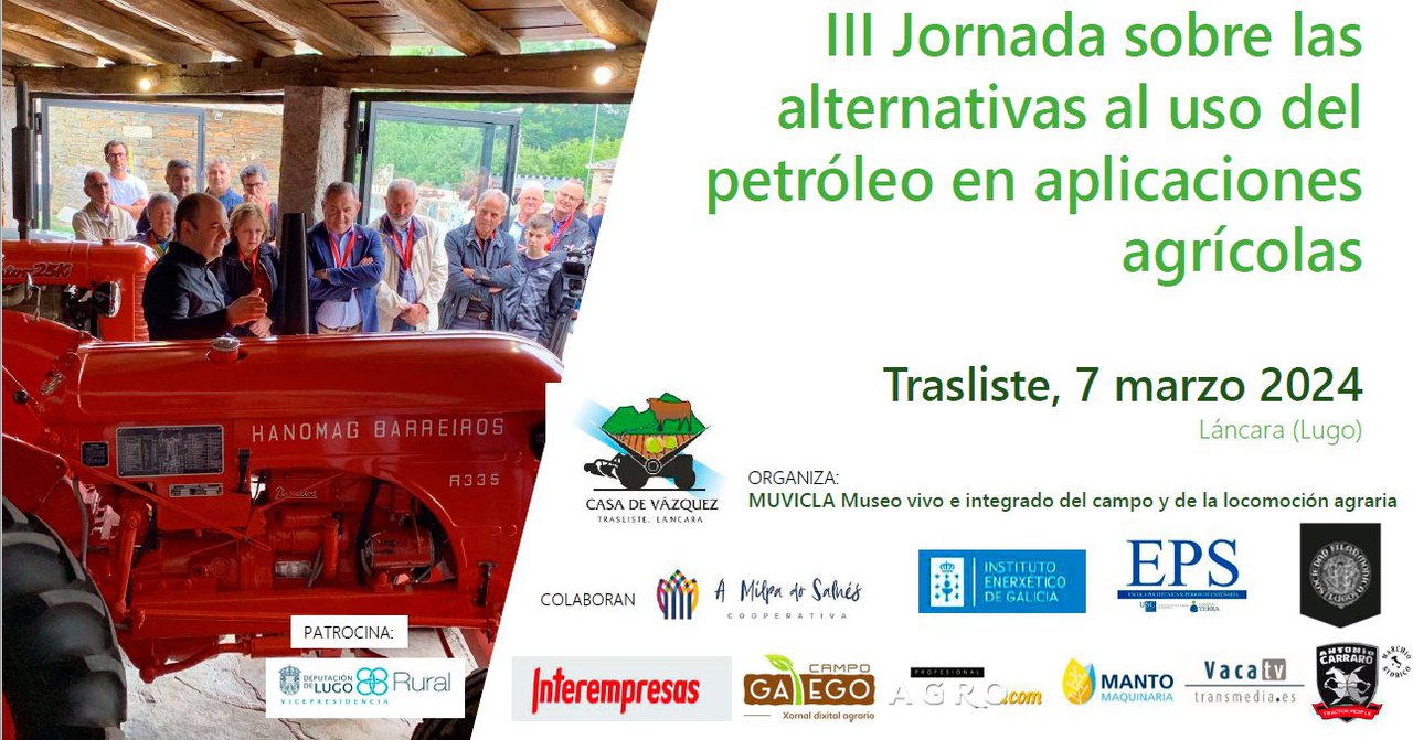 O Muvicla celebra mañá unha xornada sobre as alternativas ao uso do petróleo en aplicacións agrícolas