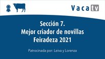 Mejor criador de novillas Feiradeza y mejor criador de Galicia