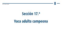 Campeonato de vaca intermedia y vaca adulta