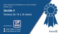 Terneras de 14 a 16 meses