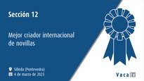 Sección 12. Mellor criador internacional de xovencas