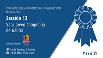 Vaca joven campeona de Galicia