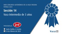 Vaca intermedia de 3 años