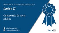Campeonato de vacas adultas