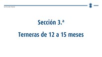 Terneras de 12 a 15 meses