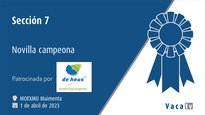 Sección 7. Novilla campeona