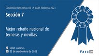 Mejor rebaño y criador nacional de terneras y novillas