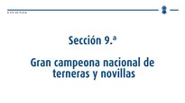 Gran campeona nacional de terneras y novillas