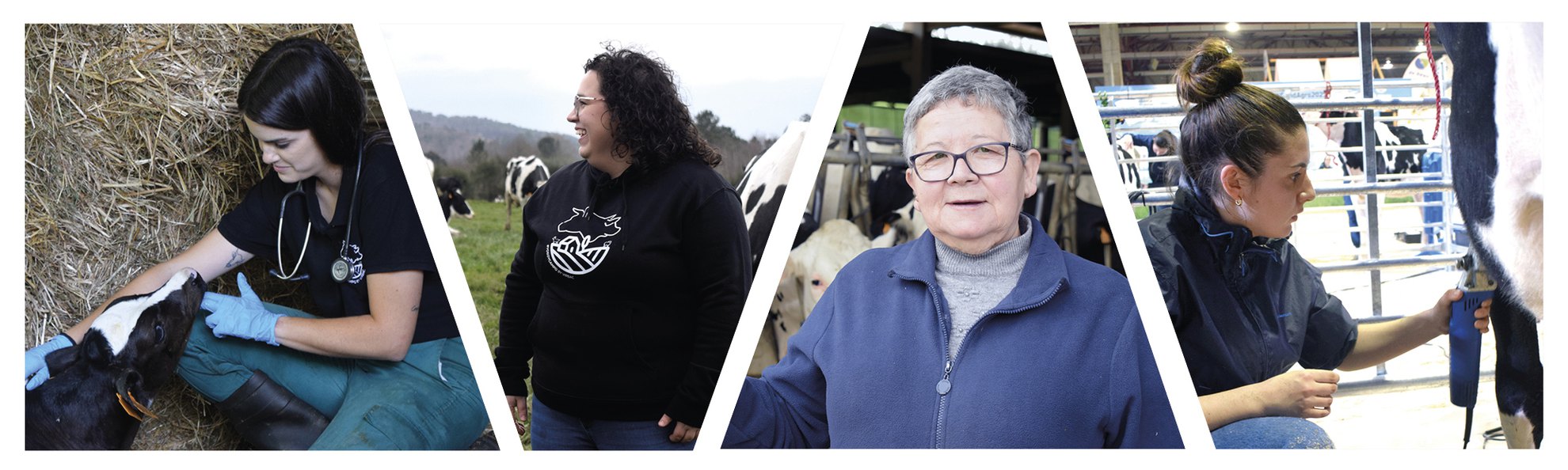 ​​mulleres que representano día d amuller rural en Galicia