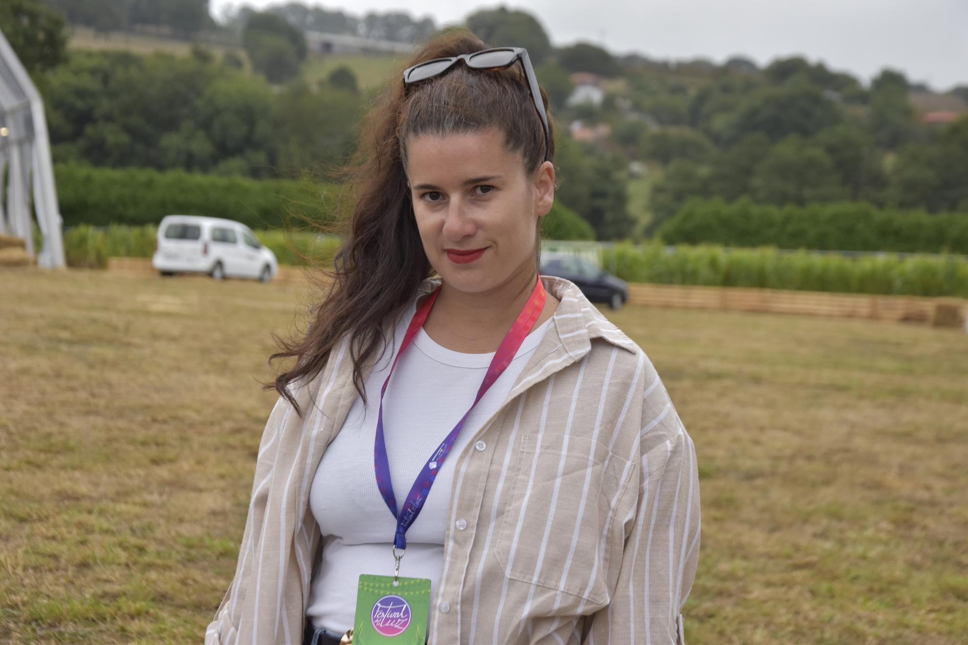 Paula Domínguez, directora de producción del festival de la LUz